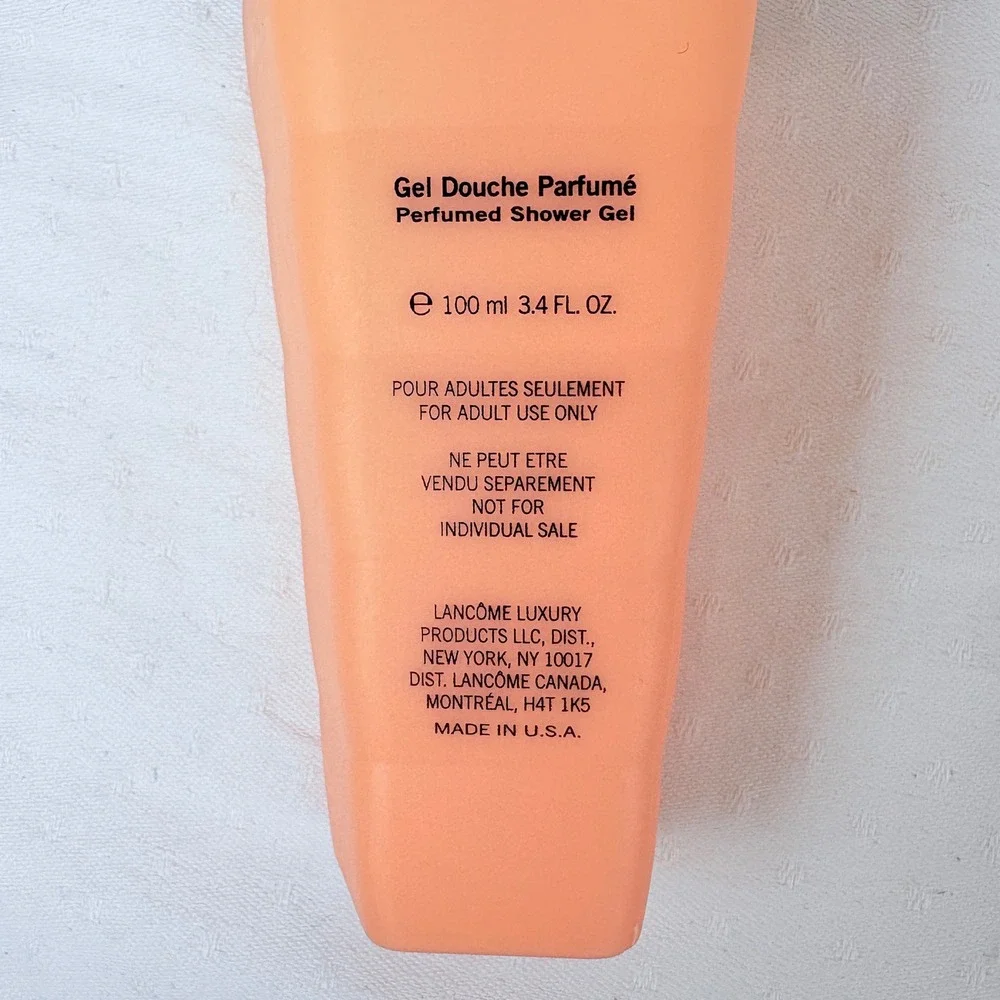 Lancome Tresor Perfumed Shower Gel 3.4 oz 100ml Gel Douche Parfumé NWOB